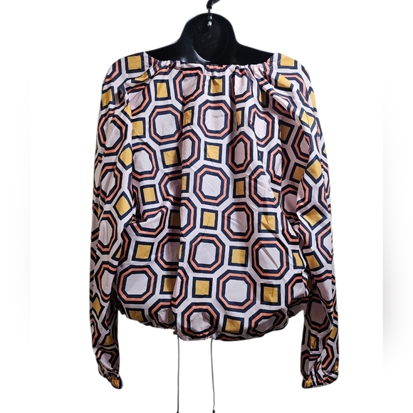 Tory Burch Digby Geometric Packable Lightweight Jacket 0 xs s - Picture 2 of 9